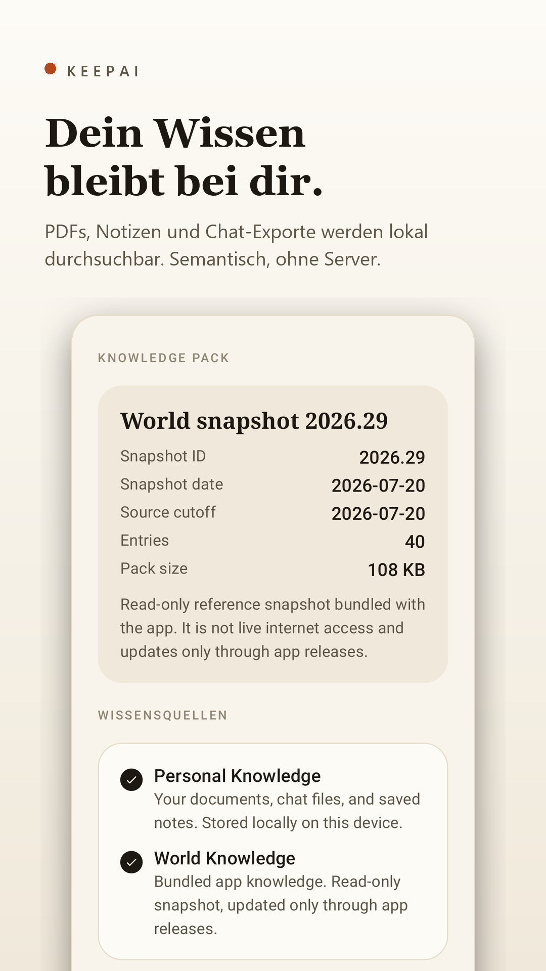 Wissensquellen und Weltwissen-Paket